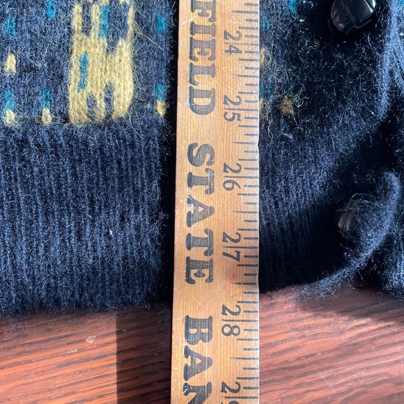 Madewell Black and Gold Plaid Cardigan size Xsmall - Picture 9 of 10